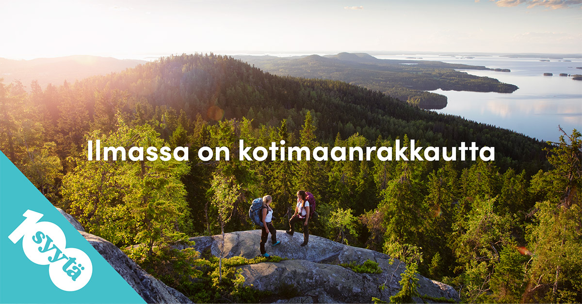 100 syytä matkailla Suomessa – kotimaanmatkailun kampanja 2026